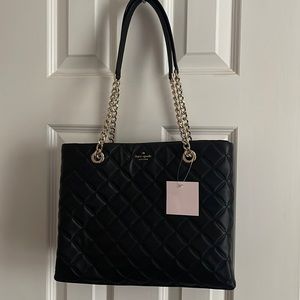 Natalia smooth quilted leather bag